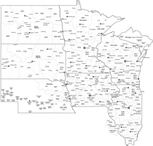Spee-Dee Delivery locations across the Midwest, United States